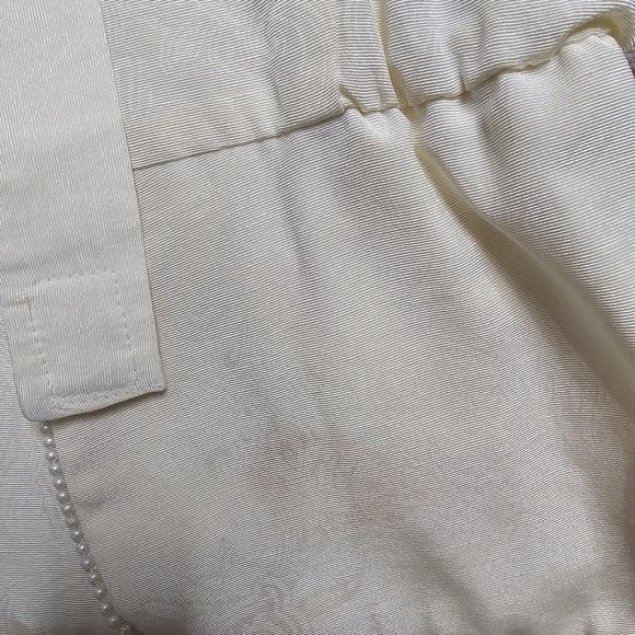 Vintage Nomi Rubinstein ivory puff sheer sleeve embellished jacket medium - Picture 16 of 16